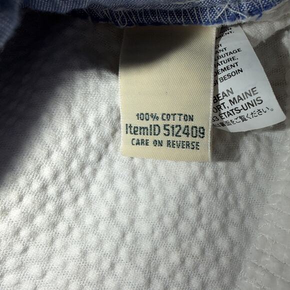 Vintage L.L. Bean 90s Corduroy Shirt Jacket White Button Up Women’s 1X - Picture 5 of 7